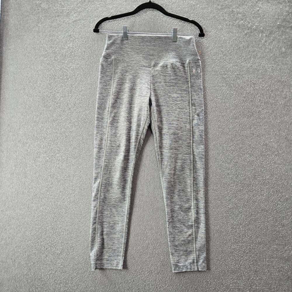 Victoria's Secret PINK Women Activewear Pants M Gray Ultimate Yoga Legging 27"